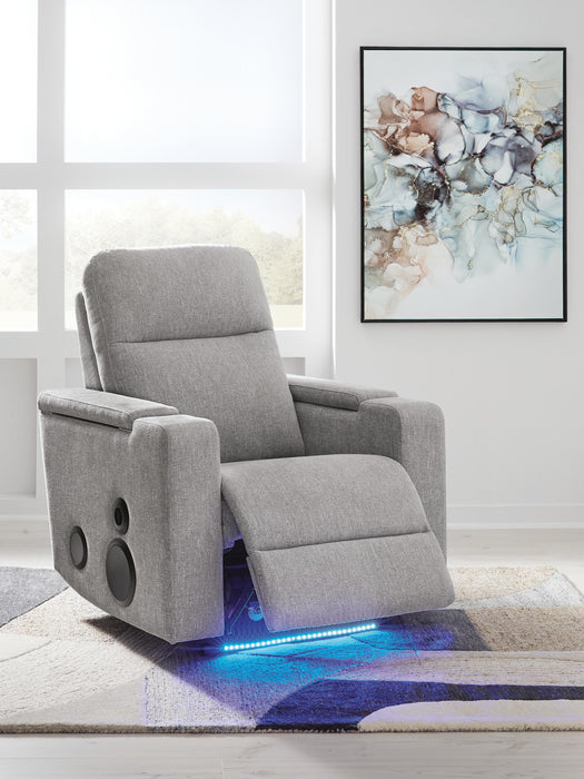 Pineland Power Glider Recliner with Audio System - Venta Furnishings (San Antonio,TX)