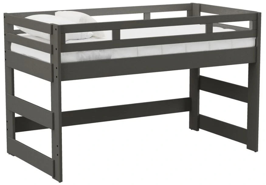 Elements International Cali Kids Full Junior Loft Bed in Sleek Gray image