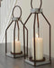 Diedrick Lantern (Set of 2) - Venta Furnishings (San Antonio,TX)