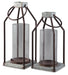 Diedrick Lantern (Set of 2) - Venta Furnishings (San Antonio,TX)