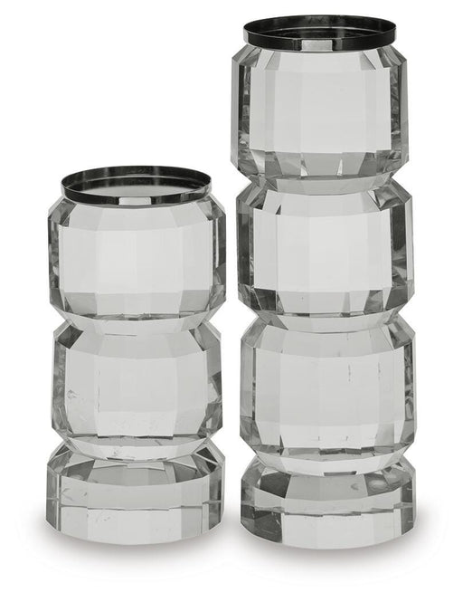 Brentley Candle Holder Set (Set of 2) - Venta Furnishings (San Antonio,TX)