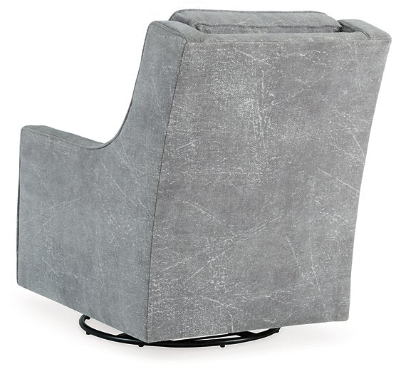 Kambria Swivel Glider Accent Chair - Venta Furnishings (San Antonio,TX)