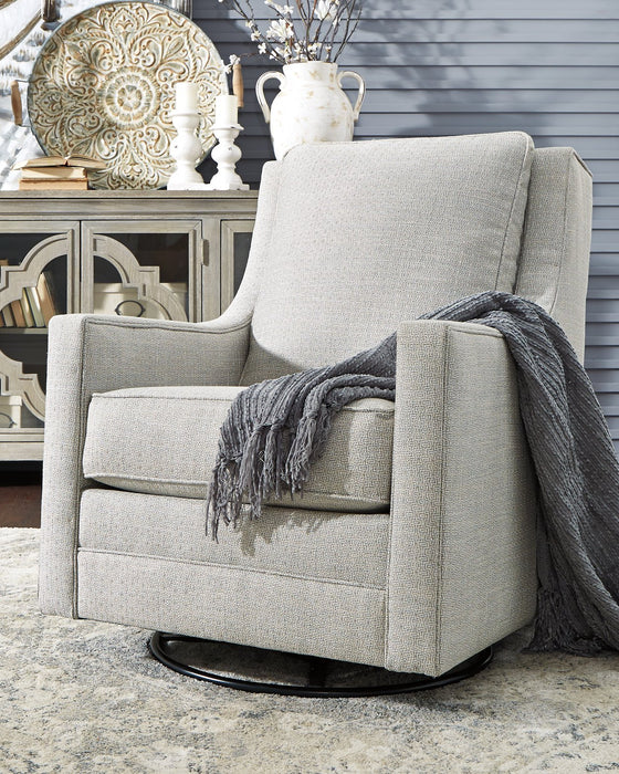 Kambria Swivel Glider Accent Chair - Venta Furnishings (San Antonio,TX)