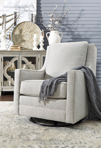 Kambria Swivel Glider Accent Chair - Venta Furnishings (San Antonio,TX)