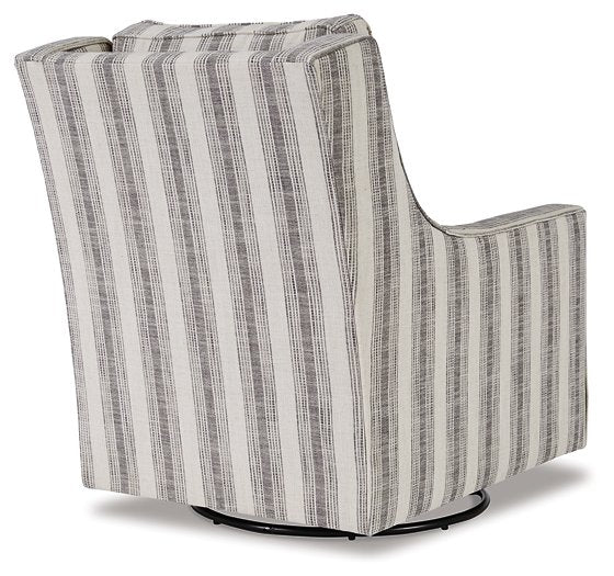 Kambria Swivel Glider Accent Chair - Venta Furnishings (San Antonio,TX)