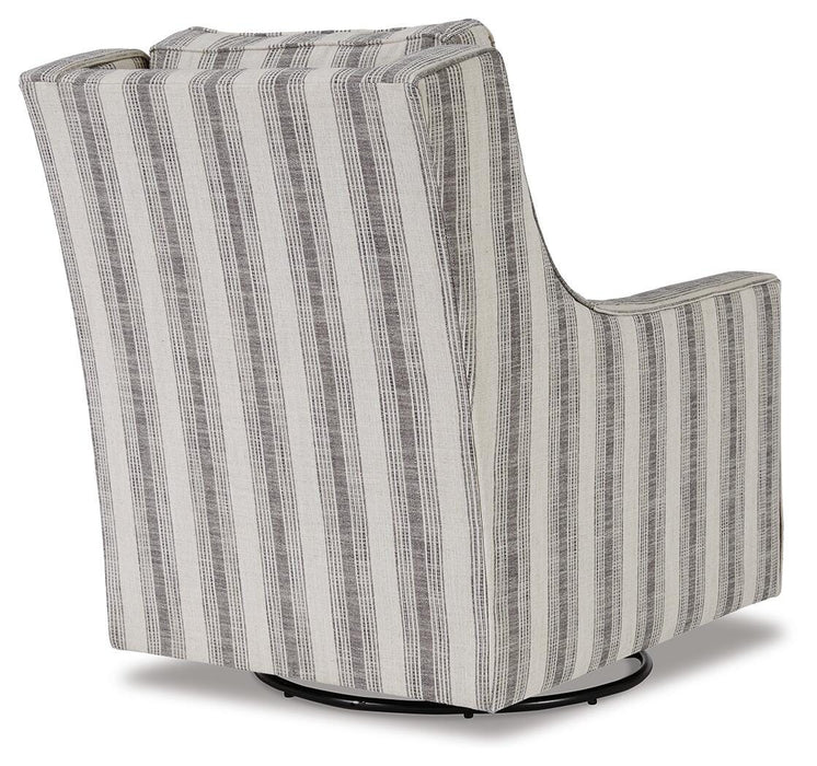 Kambria Swivel Glider Accent Chair - Venta Furnishings (San Antonio,TX)