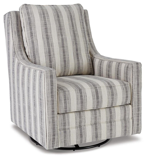 Kambria Swivel Glider Accent Chair - Venta Furnishings (San Antonio,TX)