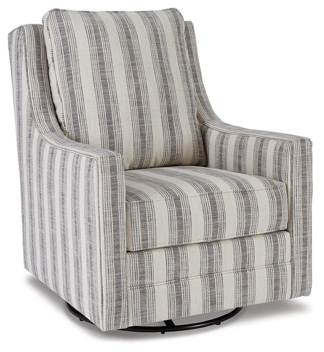 Kambria Swivel Glider Accent Chair - Venta Furnishings (San Antonio,TX)