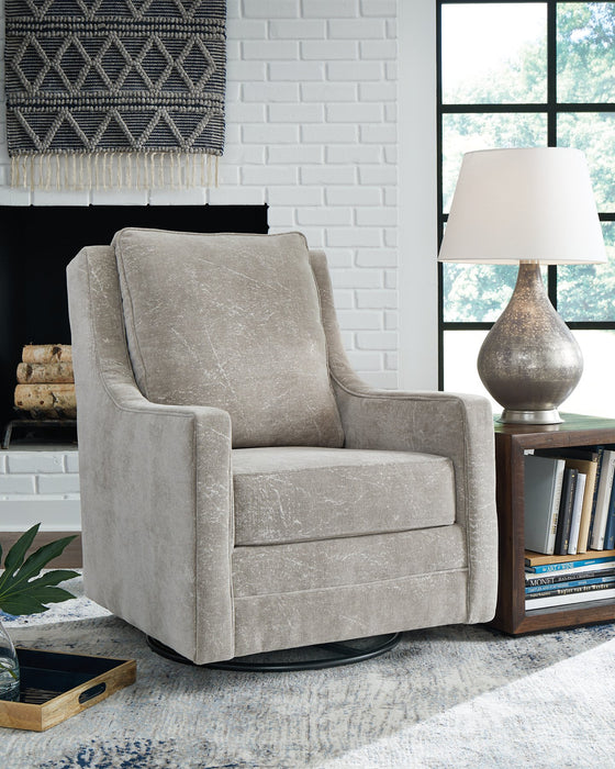 Kambria Swivel Glider Accent Chair - Venta Furnishings (San Antonio,TX)