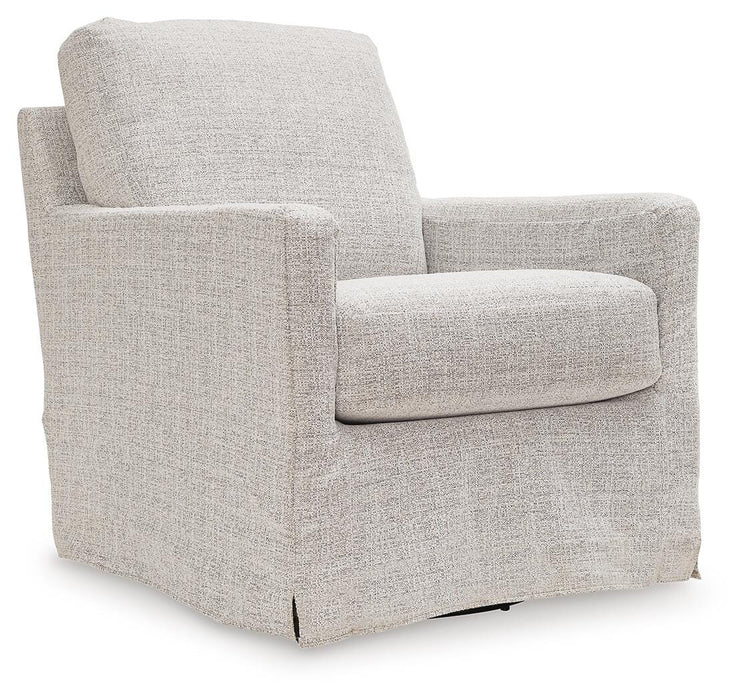 Nenana Next-Gen Nuvella Swivel Glider Accent Chair - Venta Furnishings (San Antonio,TX)