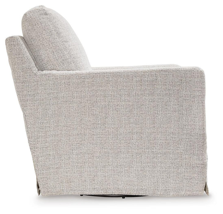 Nenana Next-Gen Nuvella Swivel Glider Accent Chair - Venta Furnishings (San Antonio,TX)