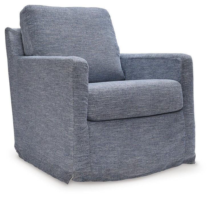 Nenana Next-Gen Nuvella Swivel Glider Accent Chair - Venta Furnishings (San Antonio,TX)