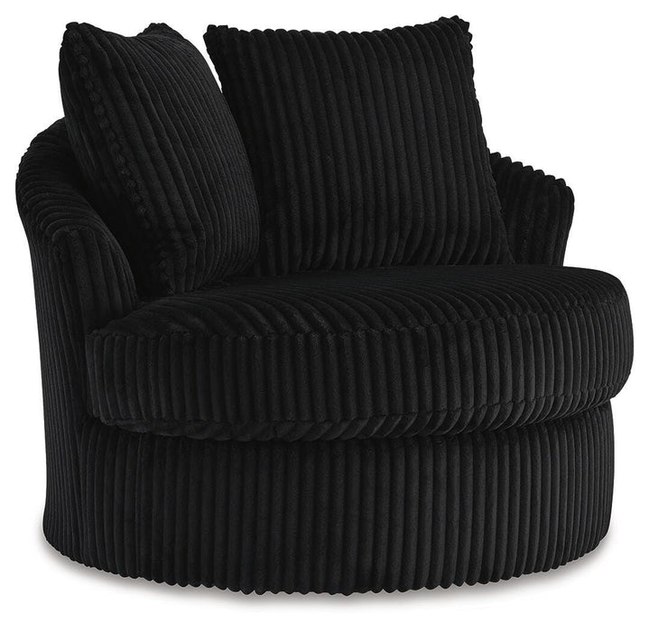 Gramwell Swivel Accent Chair - Venta Furnishings (San Antonio,TX)