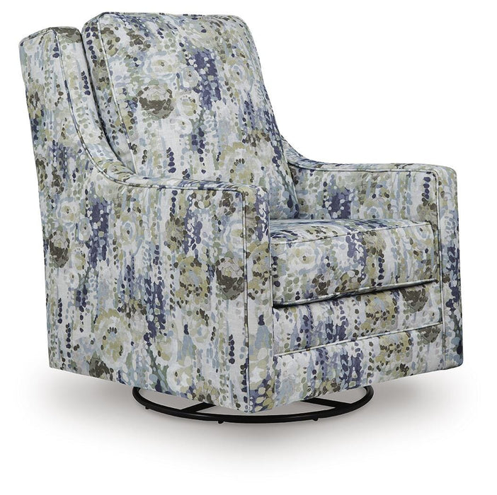 Dustinford Swivel Glider Accent Chair - Venta Furnishings (San Antonio,TX)