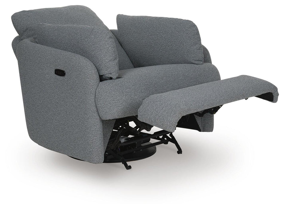 Alainmont Next-Gen Nuvella Swivel Power Recliner - Venta Furnishings (San Antonio,TX)