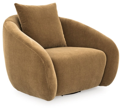 Yahya Swivel Accent Chair - Venta Furnishings (San Antonio,TX)