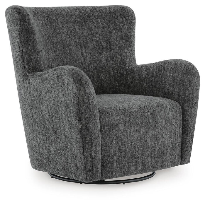 Rowenburg Swivel Glider Accent Chair - Venta Furnishings (San Antonio,TX)