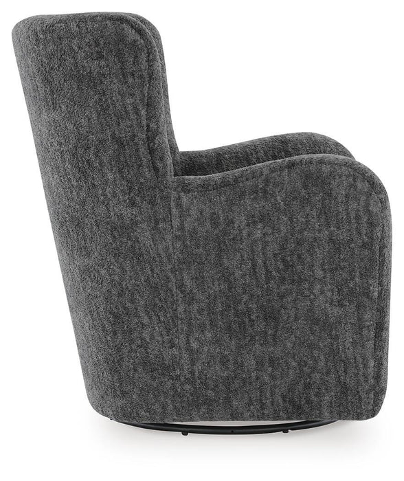 Rowenburg Swivel Glider Accent Chair - Venta Furnishings (San Antonio,TX)