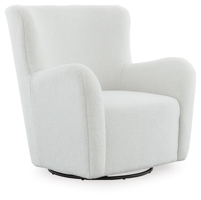 Rowenburg Swivel Glider Accent Chair - Venta Furnishings (San Antonio,TX)