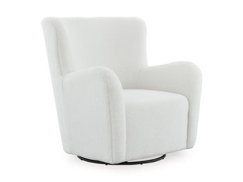 Rowenburg Swivel Glider Accent Chair - Venta Furnishings (San Antonio,TX)