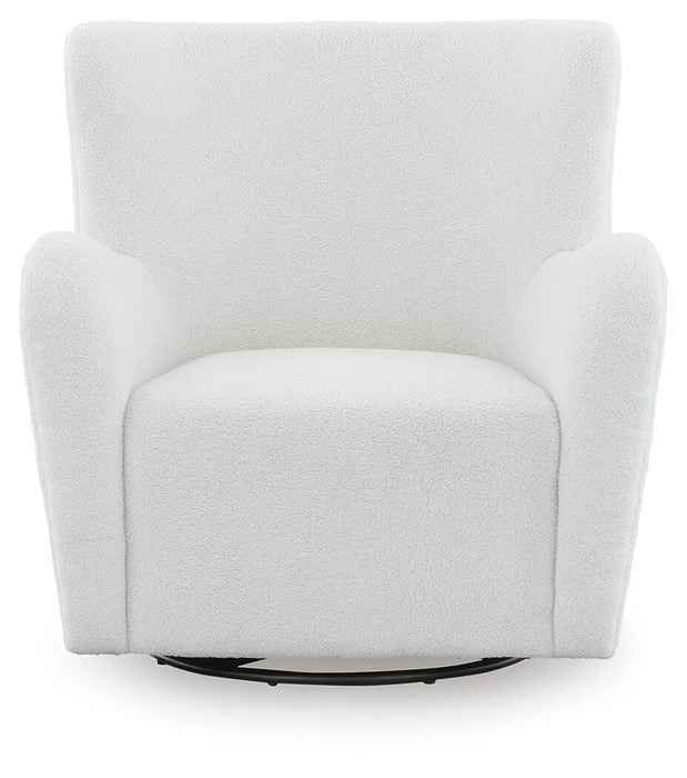 Rowenburg Swivel Glider Accent Chair - Venta Furnishings (San Antonio,TX)