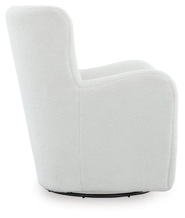 Rowenburg Swivel Glider Accent Chair - Venta Furnishings (San Antonio,TX)