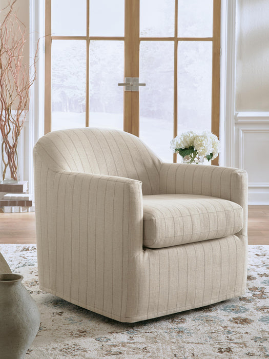 Valwick Swivel Accent Chair - Venta Furnishings (San Antonio,TX)