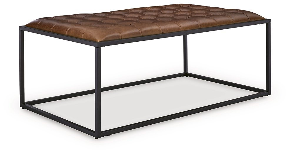 Junsor Coffee Table Ottoman - Venta Furnishings (San Antonio,TX)