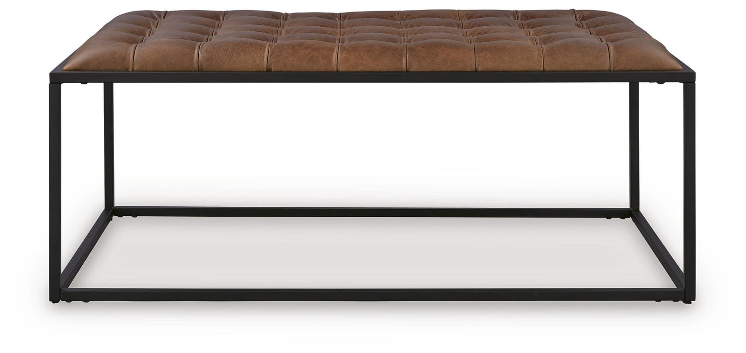 Junsor Coffee Table Ottoman - Venta Furnishings (San Antonio,TX)