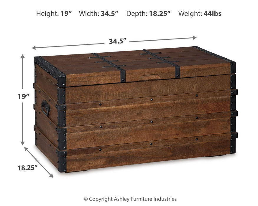 Kettleby Storage Trunk - Venta Furnishings (San Antonio,TX)