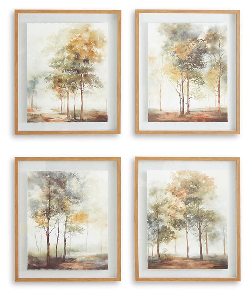 Bryneford Wall Art (Set of 4) - Venta Furnishings (San Antonio,TX)