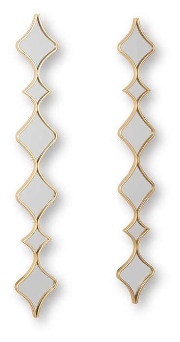 Harriswood Accent Mirror Set (Set of 2) - Venta Furnishings (San Antonio,TX)