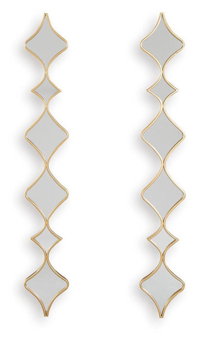 Harriswood Accent Mirror Set (Set of 2) - Venta Furnishings (San Antonio,TX)