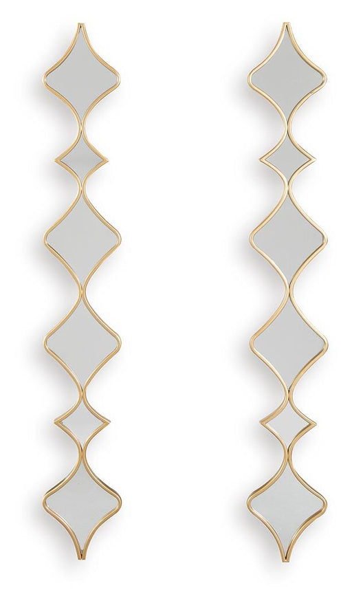 Harriswood Accent Mirror Set (Set of 2) - Venta Furnishings (San Antonio,TX)