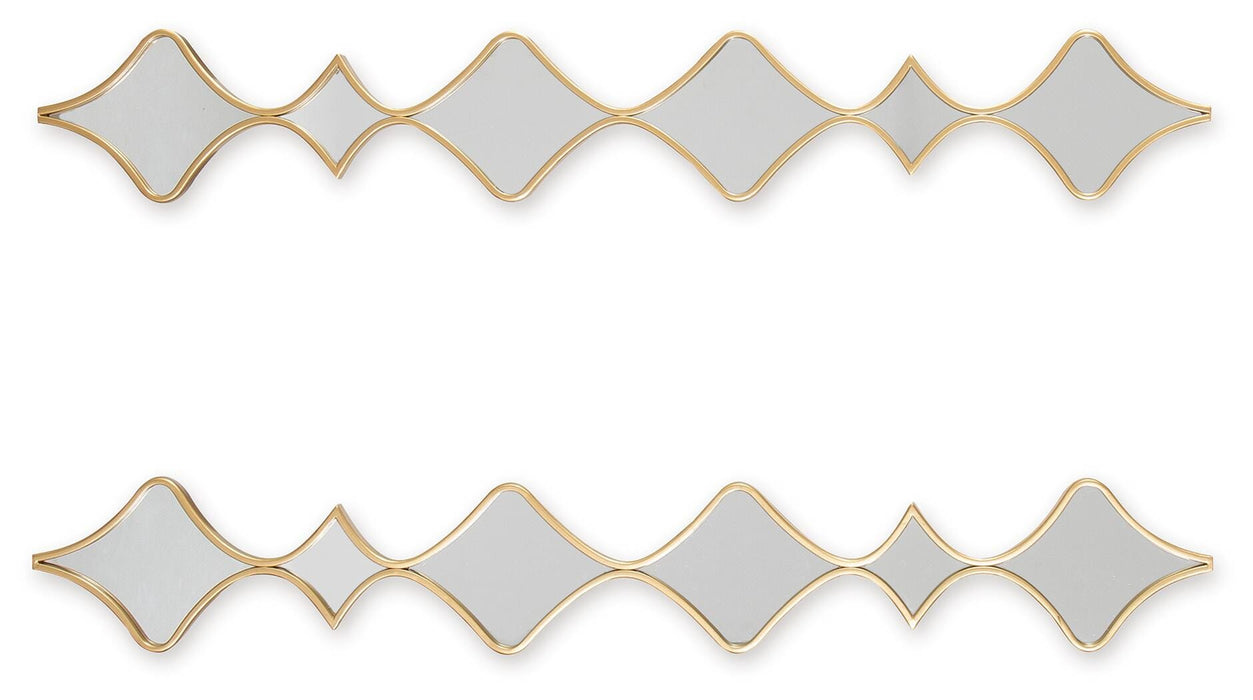 Harriswood Accent Mirror Set (Set of 2) - Venta Furnishings (San Antonio,TX)
