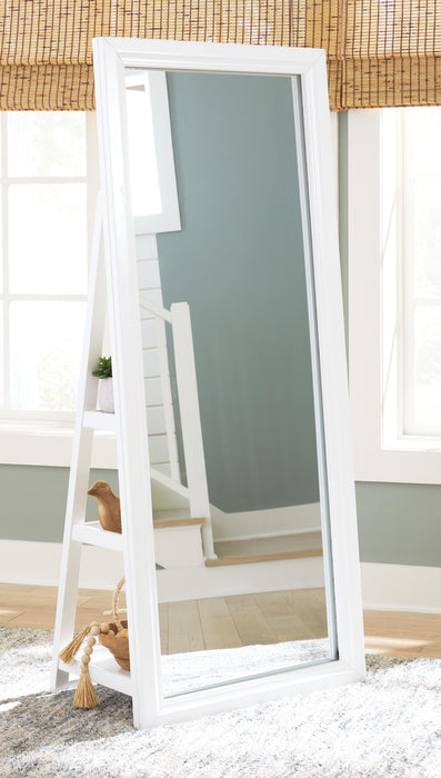 Evesen Floor Standing Mirror/Storage - Venta Furnishings (San Antonio,TX)