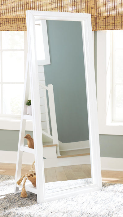 Evesen Floor Standing Mirror/Storage - Venta Furnishings (San Antonio,TX)