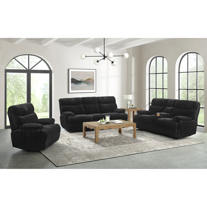 Admiral Motion Recliner in Masis Black - Venta Furnishings (San Antonio,TX)