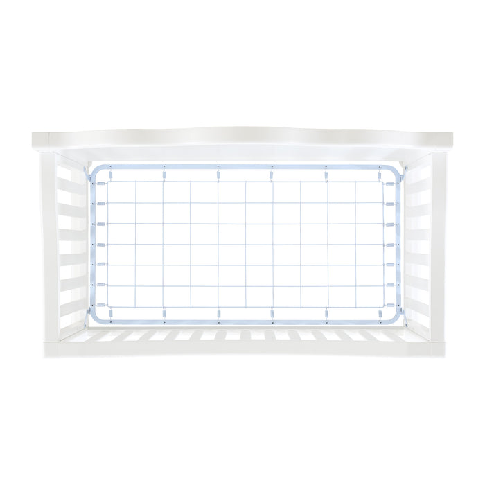 Alana Crib with Guardrails in White