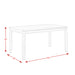 Alex 60" 7pcs Dining Set - Venta Furnishings (San Antonio,TX)