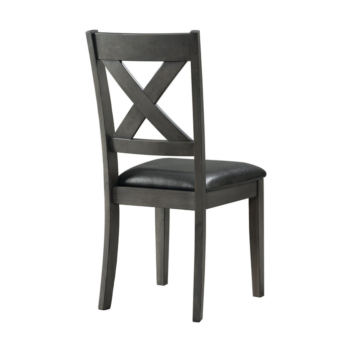 Alex Dining Side Chair Grey (2 PER PACK) - Venta Furnishings (San Antonio,TX)