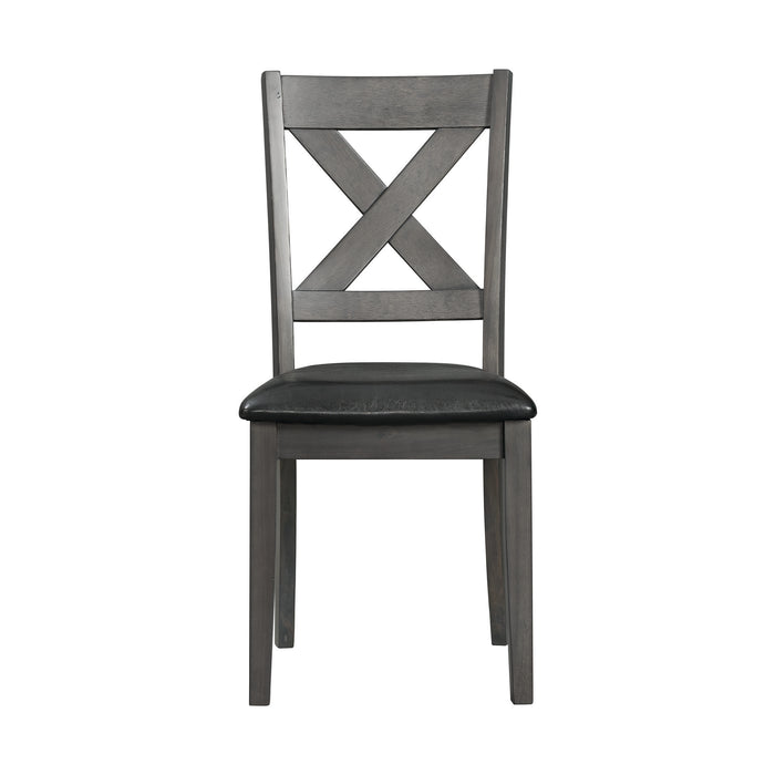 Alex Dining Side Chair Grey (2 PER PACK) - Venta Furnishings (San Antonio,TX)