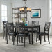 Alex 60" 7pcs Dining Set - Venta Furnishings (San Antonio,TX)