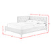 Amberley UPH Corner Bed with LED and USB - Venta Furnishings (San Antonio,TX)