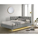 Amberley UPH Corner Bed with LED and USB - Venta Furnishings (San Antonio,TX)