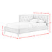 Amberley UPH Corner Bed with LED and USB - Venta Furnishings (San Antonio,TX)