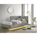Amberley UPH Corner Bed with LED and USB - Venta Furnishings (San Antonio,TX)