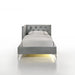 Amberley UPH Corner Bed with LED and USB - Venta Furnishings (San Antonio,TX)