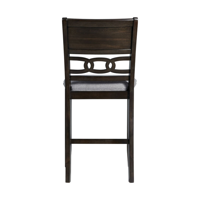 Amherst Counter Side Chair W/Fabric Cushion Dark Finish (2 Per Pack) - Venta Furnishings (San Antonio,TX)