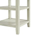 Amherst Counter Table w/Wood Leg White Finish - Venta Furnishings (San Antonio,TX)